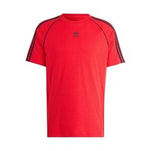Adidas Men's Superstar T-Shirt SS Crew Neck Red Black Size M NEW WITH TAGS!